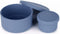 Haakaa: Round Silicone Food Container Set - Bluestone