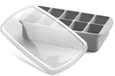 Melii: Silicone Baby Food Freezer Tray with Lid - Luxe Grey