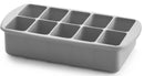 Melii: Silicone Baby Food Freezer Tray with Lid - Luxe Grey