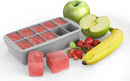 Melii: Silicone Baby Food Freezer Tray with Lid - Luxe Grey