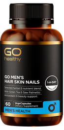 Go Healthy: GO Men's Hair Skin Nails (60 Capsules)