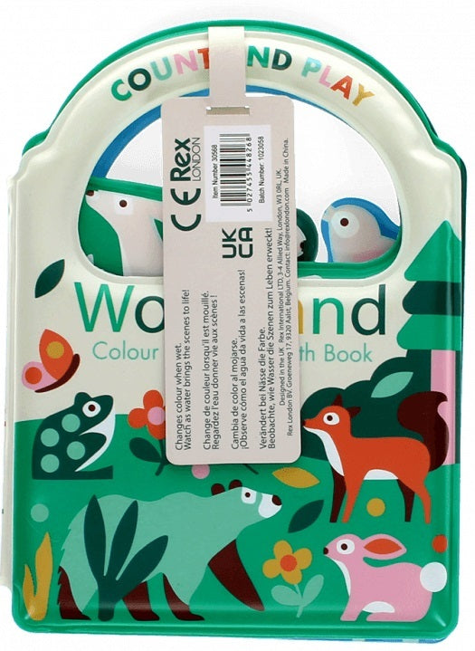 Rex London: Colour Changing Bath Book - Woodland