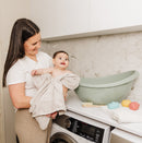 Bubble: Baby Bath with Newborn Support Insert - Sage