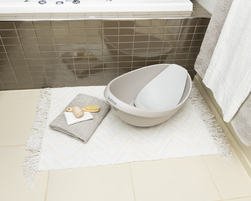 Bubble: Baby Bath with Newborn Support Insert - Taupe