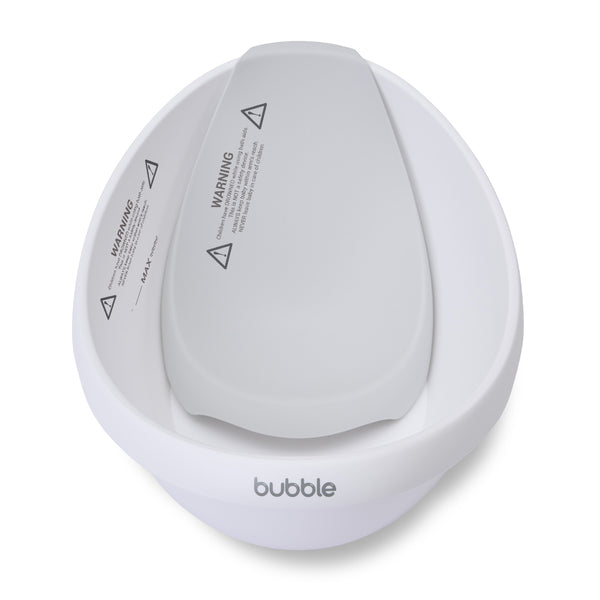 Bubble: Baby Bath with Newborn Support Insert - White