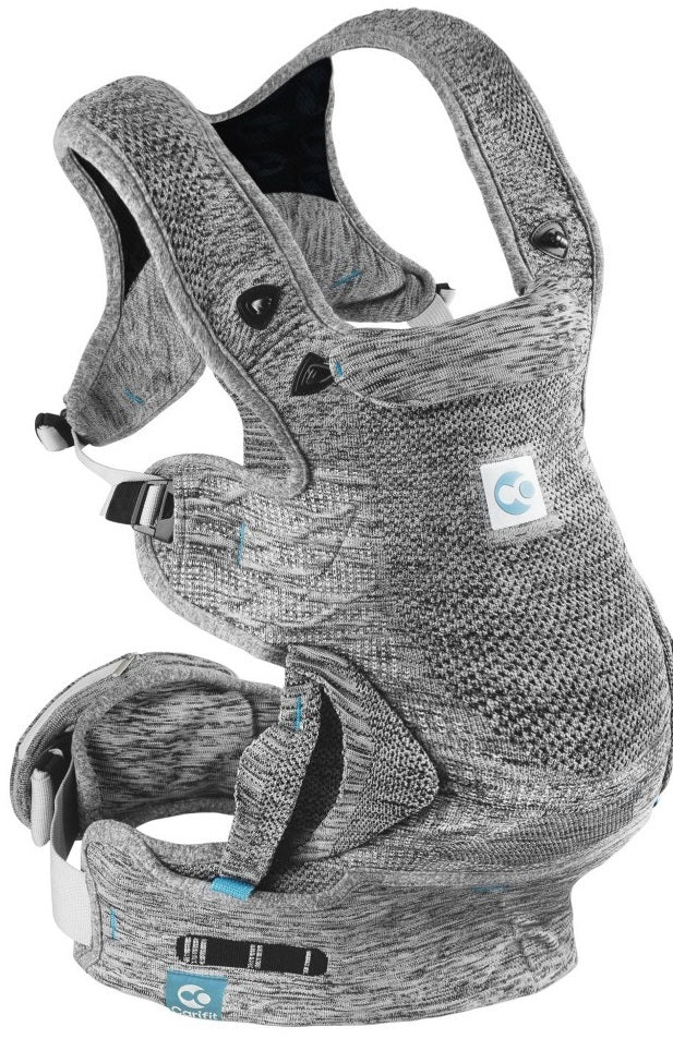 Carifit: Carifit+ Multi-Position Baby Carrier - Cool Grey