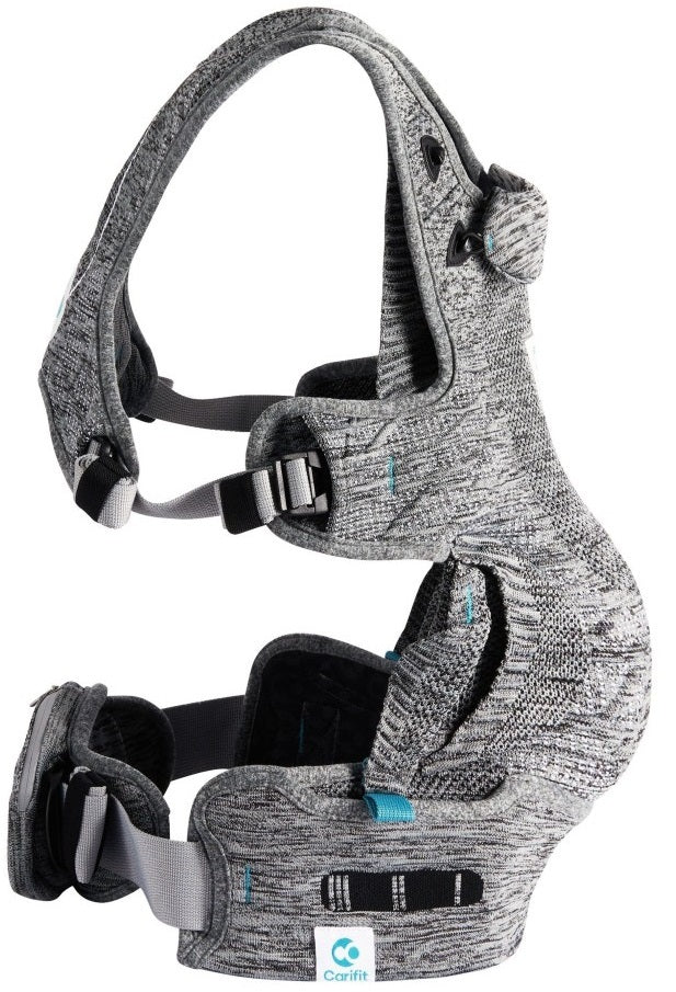 Carifit: Carifit+ Multi-Position Baby Carrier - Cool Grey