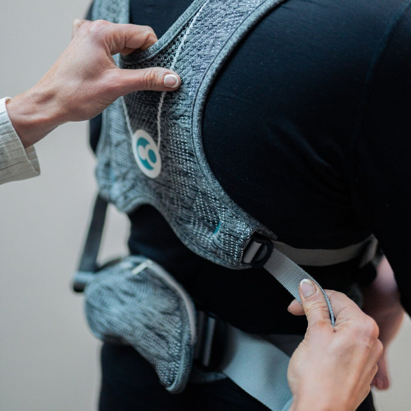 Carifit: Carifit+ Multi-Position Baby Carrier - Cool Grey