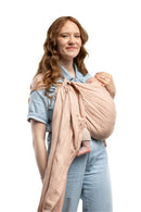 Boba: Linen Ring Sling - Peony