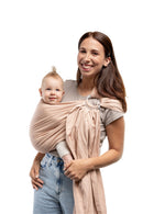 Boba: Linen Ring Sling - Peony