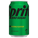 Sprite Lemonade Lime Zero Sugar Soft Drink Cans - 330ml (24 Pack)