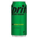 Sprite Lemonade Lime Zero Sugar Soft Drink Cans - 440ml (24 Pack)