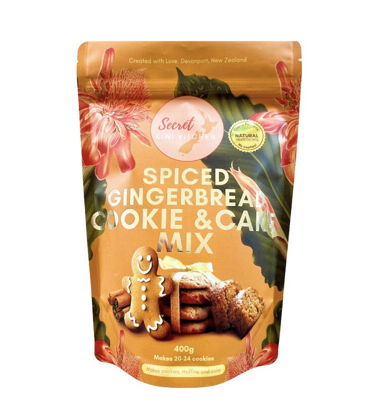 Secret Kiwi Kitchen: Spiced Gingerbread Cookie and Cake Mix (400g)