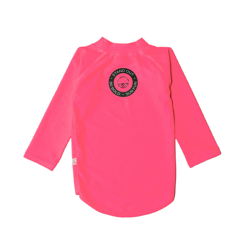 Nestling: Swim Rash Vest - Neon Pink (10 years)