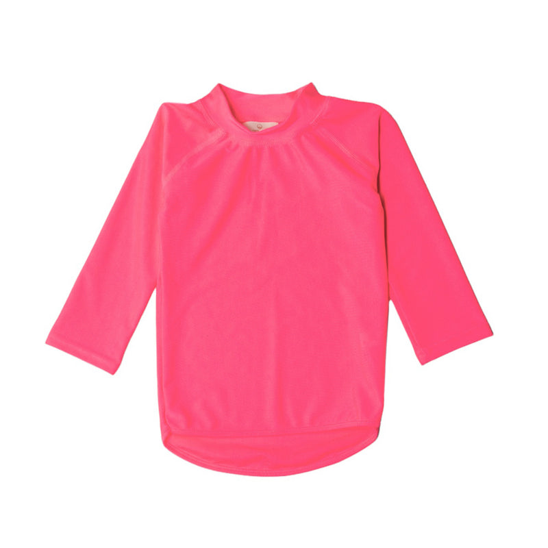 Nestling: Swim Rash Vest - Neon Pink (10 years)