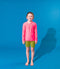 Nestling: Swim Rash Vest - Neon Pink (10 years)