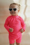 Nestling: Swim Rash Vest - Neon Pink (3-6 months)