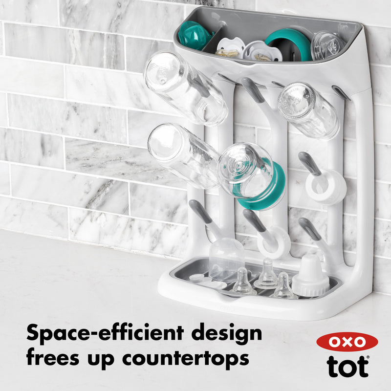 OXO Tot: Space Saving Drying Rack (Grey)