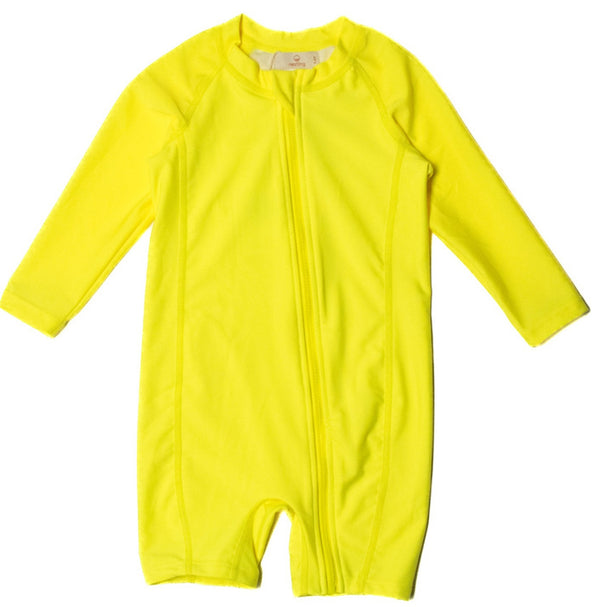 Nestling: Shortie Swimmers - Neon Yellow (1-2 years)