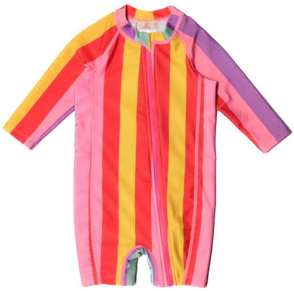 Nestling: Shortie Swimmers - Unicorn Stripe (6-12 months)