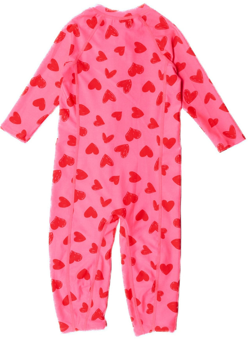 Nestling: Full Swimmers - Pink Hearts (1-2 years)