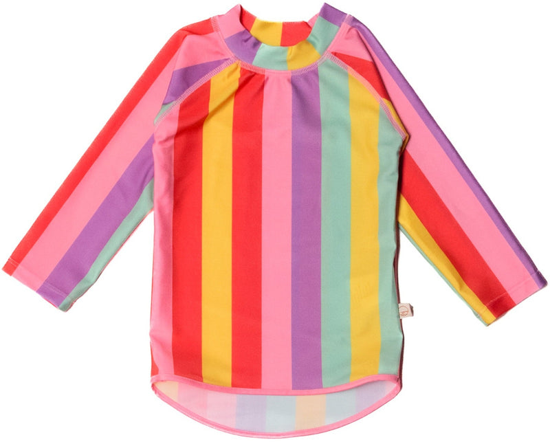 Nestling: Swim Rash Vest - Unicorn Stripe (3-4 years)