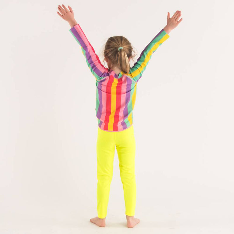 Nestling: Swim Rash Vest - Unicorn Stripe (3-4 years)