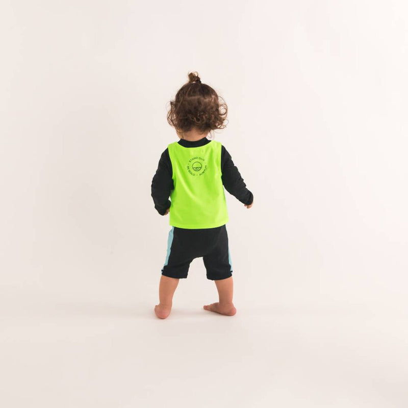 Nestling: Be Seen Over Vest - Neon Green (3-4 years)