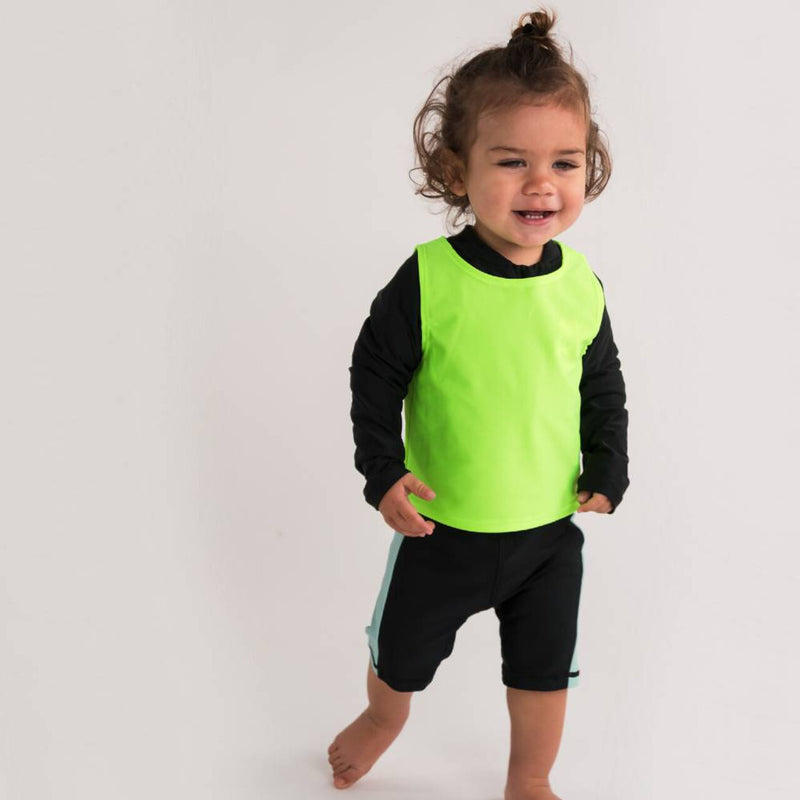 Nestling: Be Seen Over Vest - Neon Green (6-12 months)