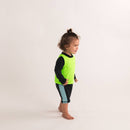 Nestling: Be Seen Over Vest - Neon Green (6-12 months)