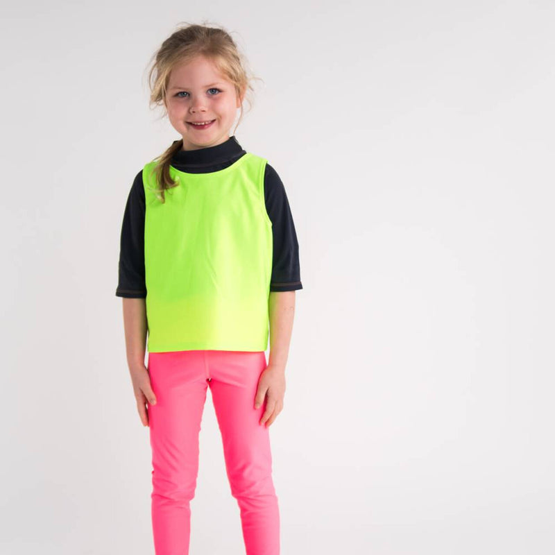 Nestling: Be Seen Over Vest - Neon Green (6-12 months)