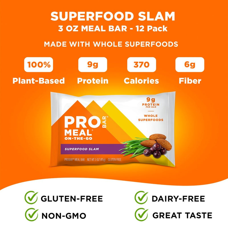 PROBAR Meal Bar - Superfood Slam (85g) x 12