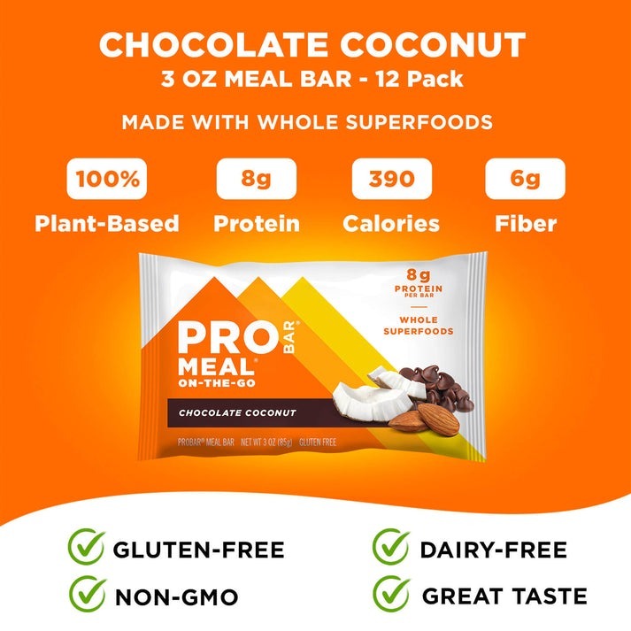 PROBAR Meal Bar - Chocolate Coconut (85g) x 12