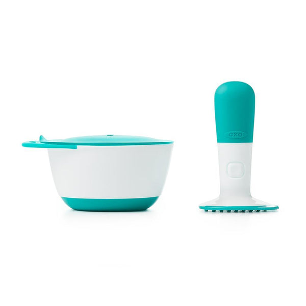 OXO Tot: Baby Food Masher (Teal)