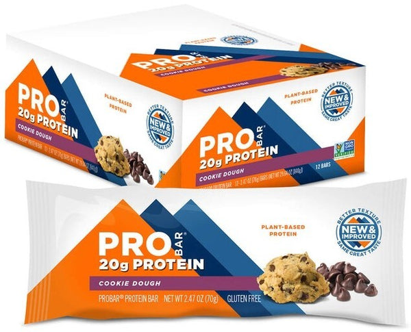 PROBAR Protein Bar - Chocolate Chip Cookie Dough (70g) x 12