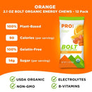 PROBAR Bolt Energy Chews - Orange (60g) x 12