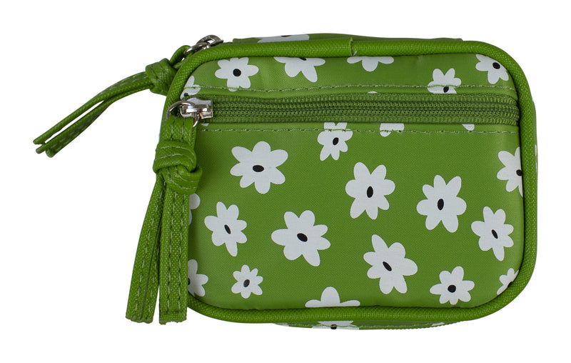 Tender Love + Carry: Pill Pouch - Daisy Green Flower