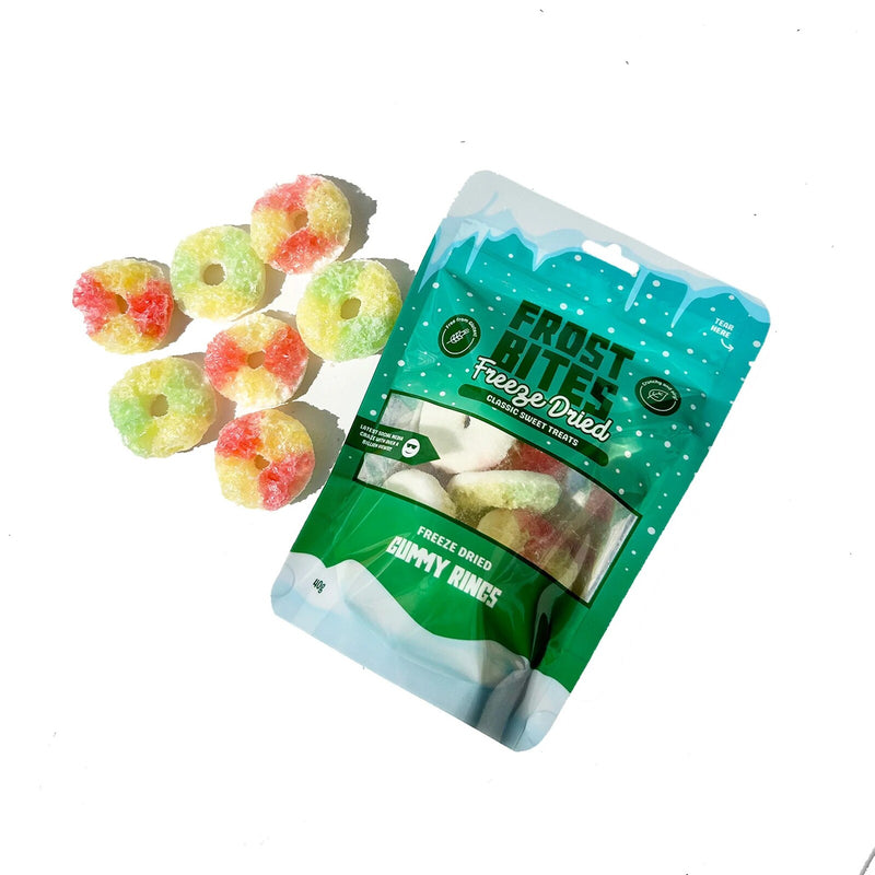 Frost Bites Freeze Dried Sweets: Gummy Rings