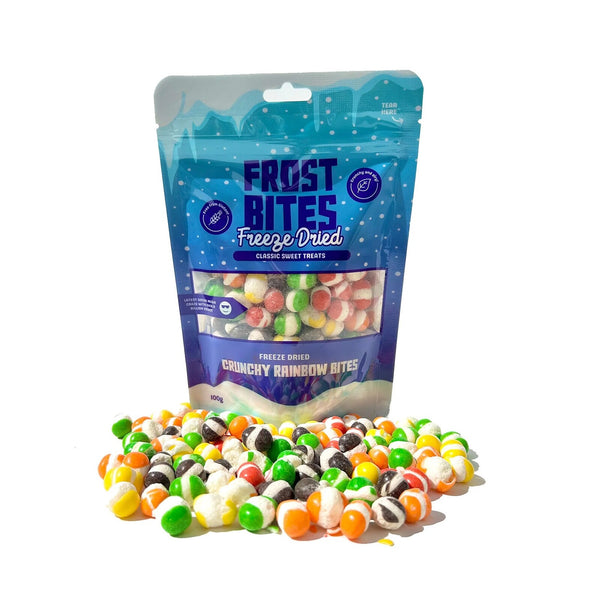 Frost Bites Freeze Dried Sweets: Crunchy Rainbow Bites