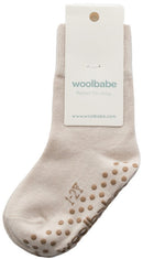 Woolbabe: Merino & Organic Cotton Sleepy Socks - Dune (4-6 years)