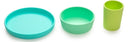 Melii: 3 Piece Silicone Feeding Set - Mint + Blue + Lime