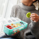 Melii: 4 Compartment Snackle Box - Mint