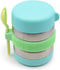 Melii: Fidget Thermos - Mint + Blue + Lime (300ml)