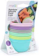 Melii: Rainbow Silicone Food Cups (Set of 6)