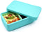 Melii: Silicone Bento with Removable Dividers - Blue + Mint