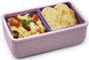 Melii: Silicone Bento with Removable Dividers - Pink + Purple