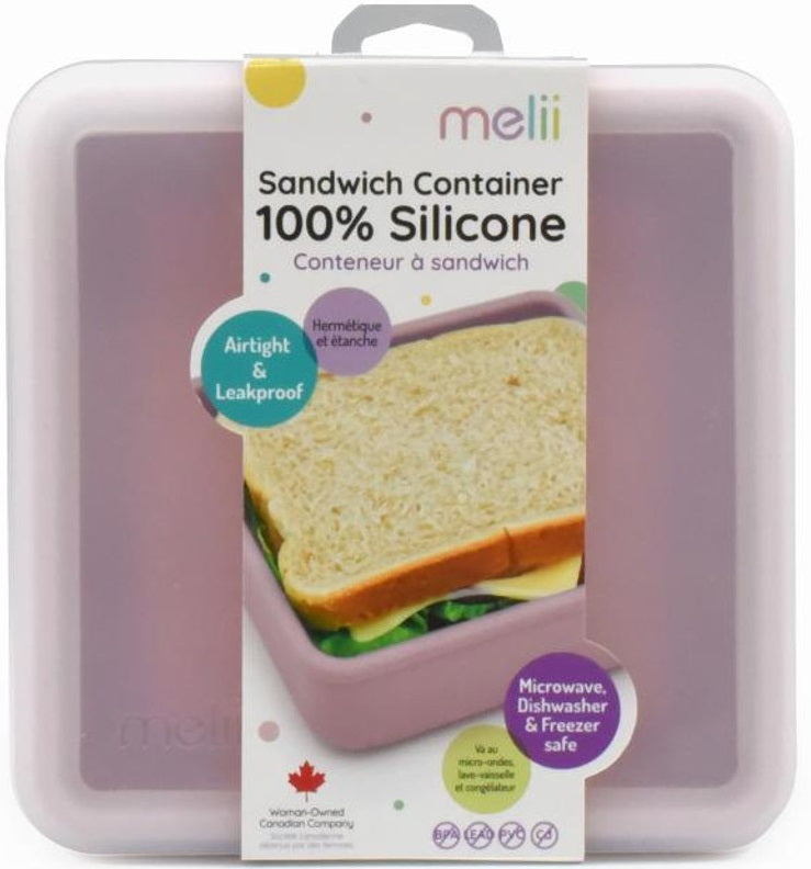 Melii: Silicone Sandwich Container - Pink