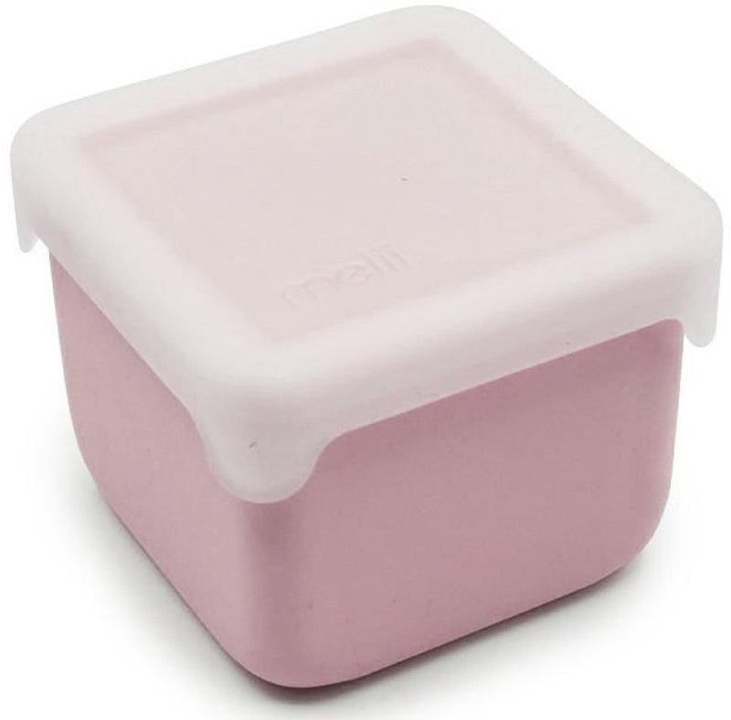 Melii: Silicone Snack Container 2 Pack - Pink + Purple