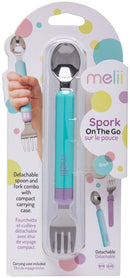 Melii: Spork On the Go - Blue + Purple