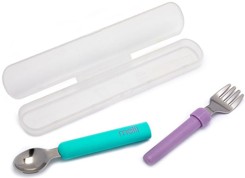 Melii: Spork On the Go - Blue + Purple